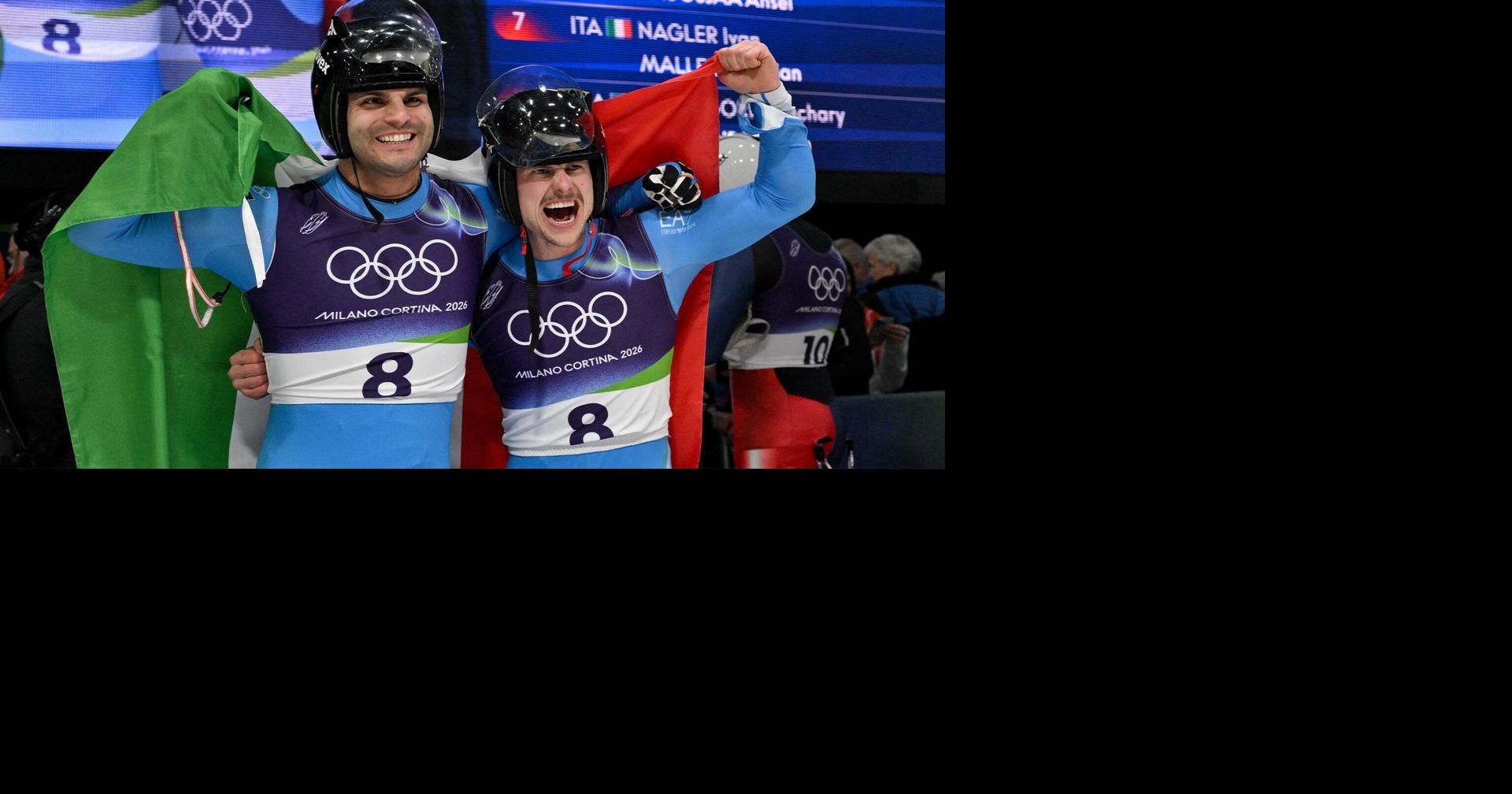 Italy sweeps men's, women's doubles luge as USA's dramatic gold bid slips away