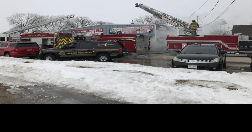 14 departments respond to South Beloit auto repair shop fire News