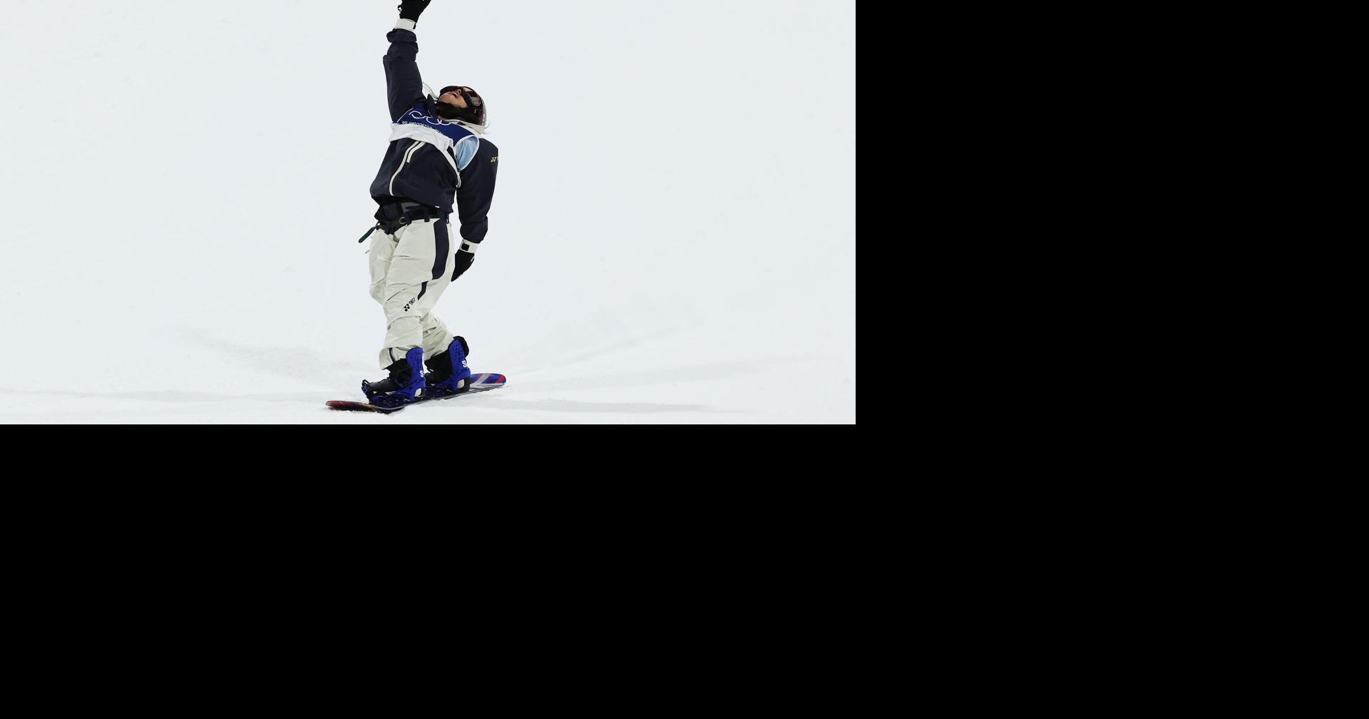 Japan's Murase masters pair of triple 14s, holds off Sadowski-Synnott for snowboard big air gold