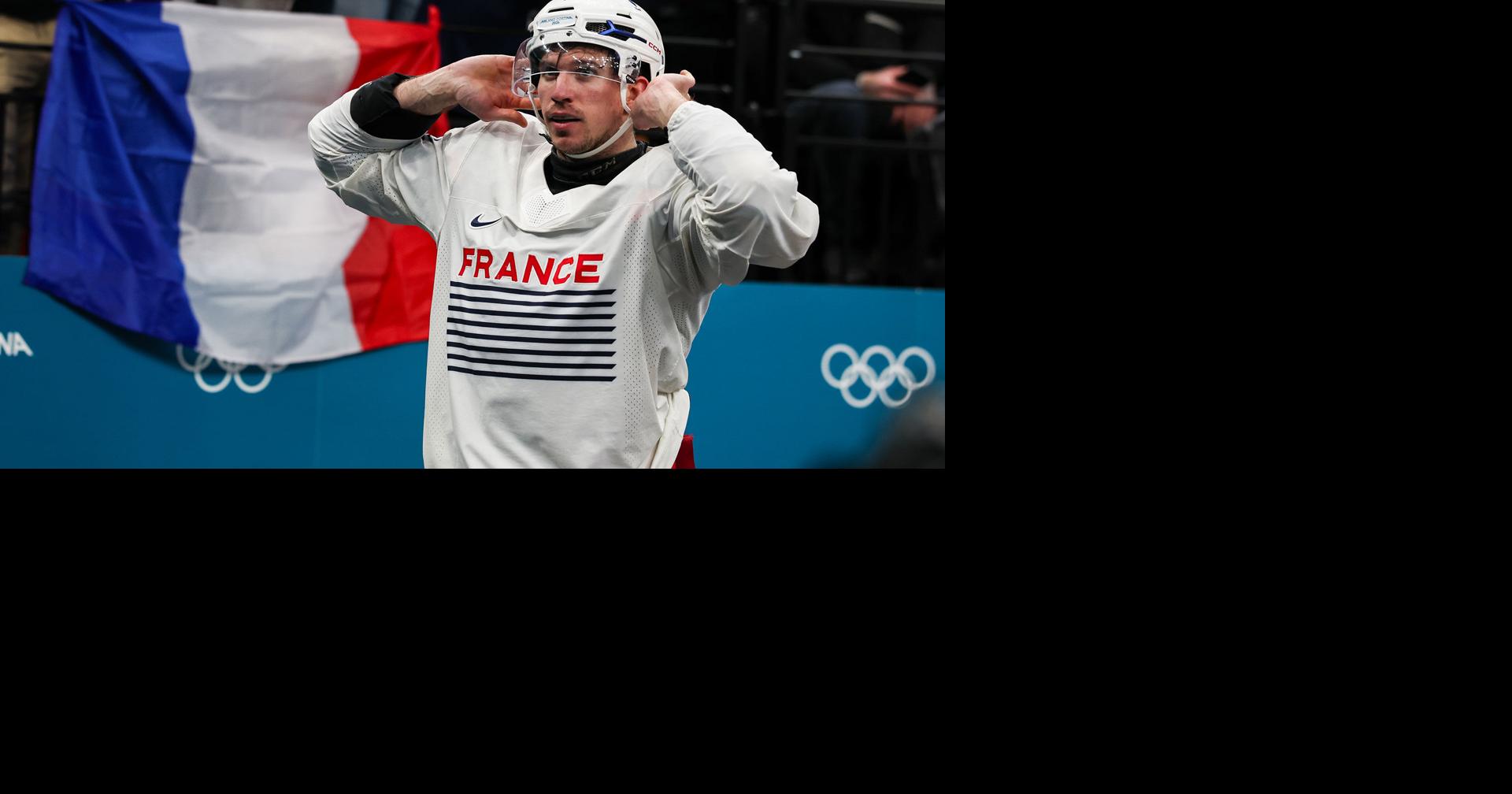 France suspends Pierre Crinon for fighting in Olympic hockey tournament
