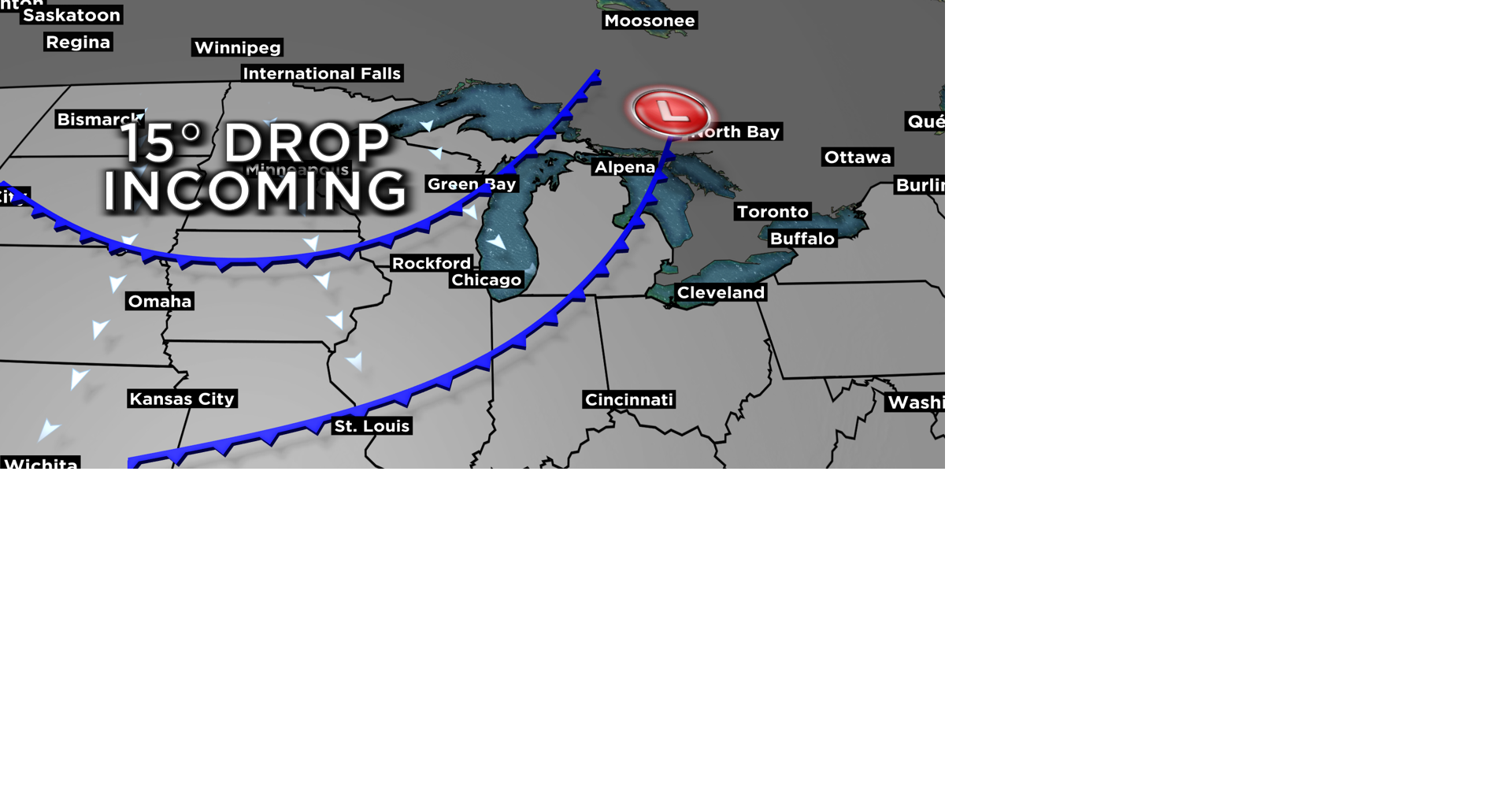 Monday's warmth goes away quickly | Top Stories | wrex.com