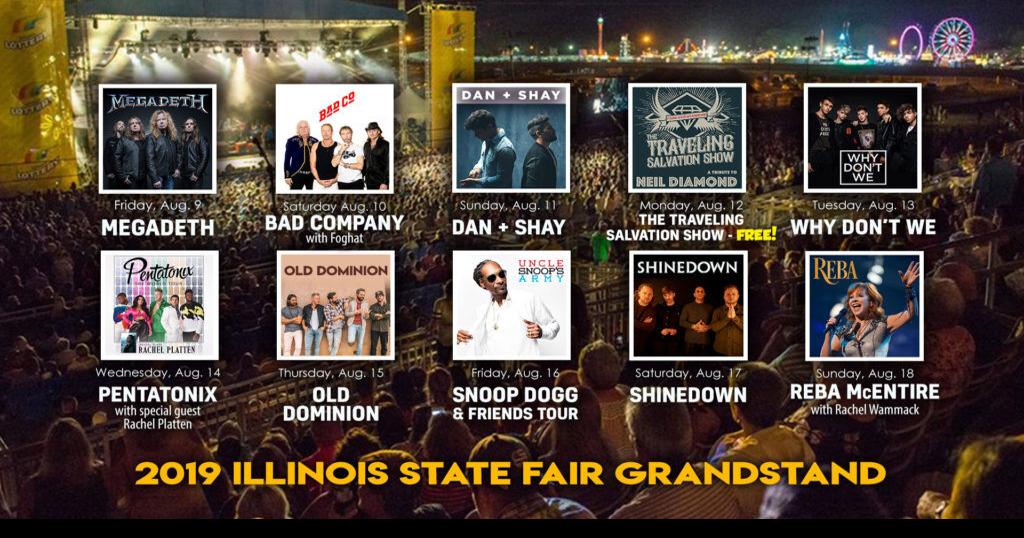 Free concert added to Illinois State Fair lineup News