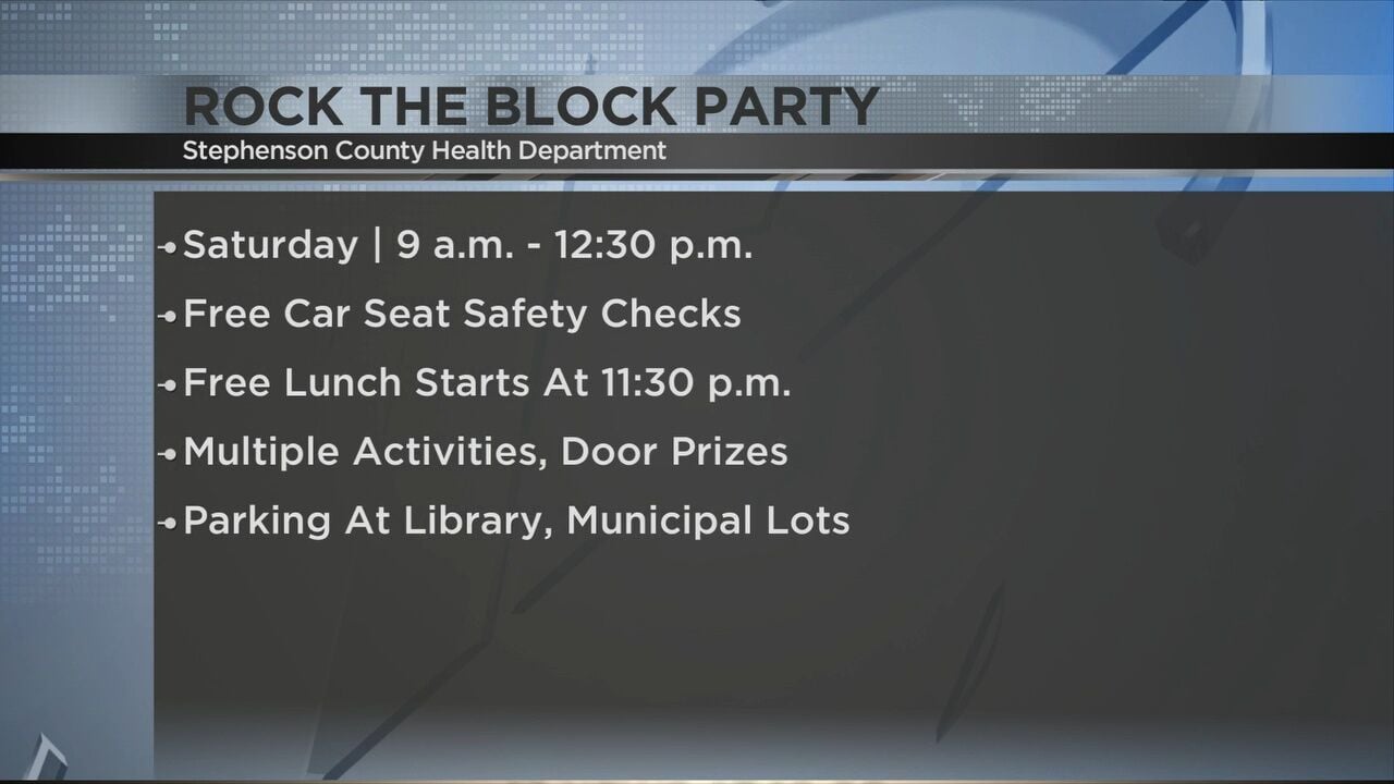 Stephenson Co. Health Department hosting Rock the Block Party | Video |  wrex.com