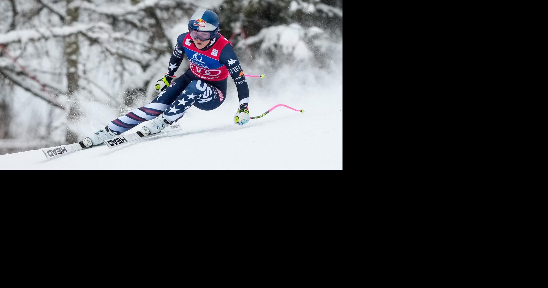 Lindsey Vonn crashes in Crans Montana downhill, race cancelled shortly after
