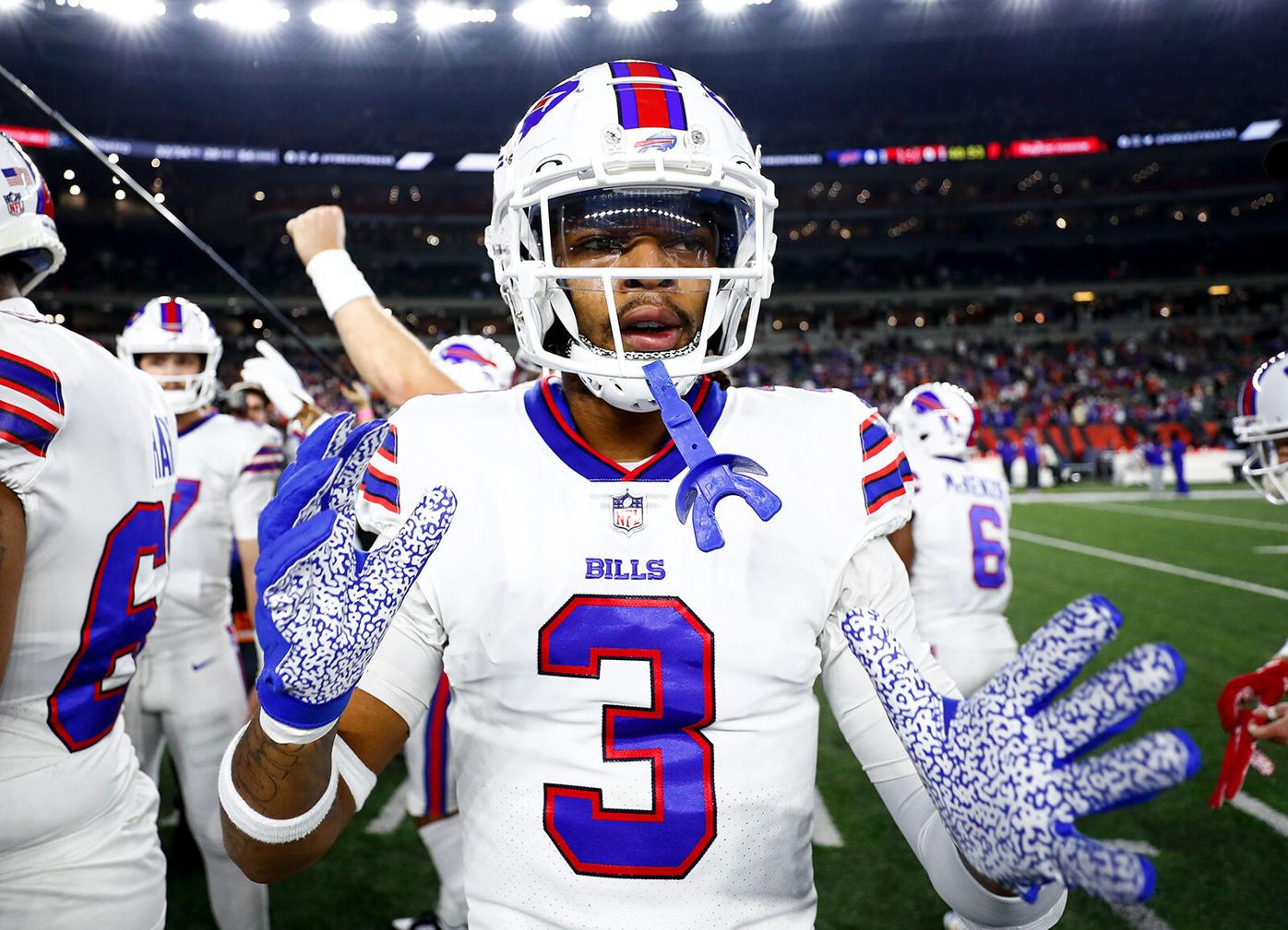 Buffalo Bills Wearing Jersey Patches to Support Damar Hamlin