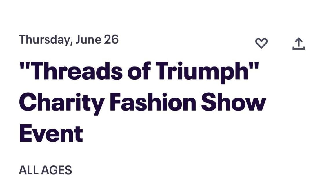 Upcoming "Threads of Triumph" Charity Fashion Show Event In Rockford