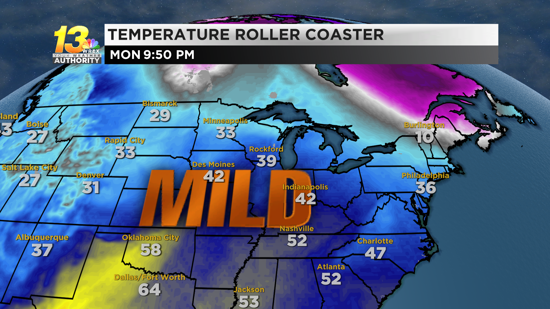 Brutal Cold Temperatures To End The Week Before We Jump Back To Mild ...