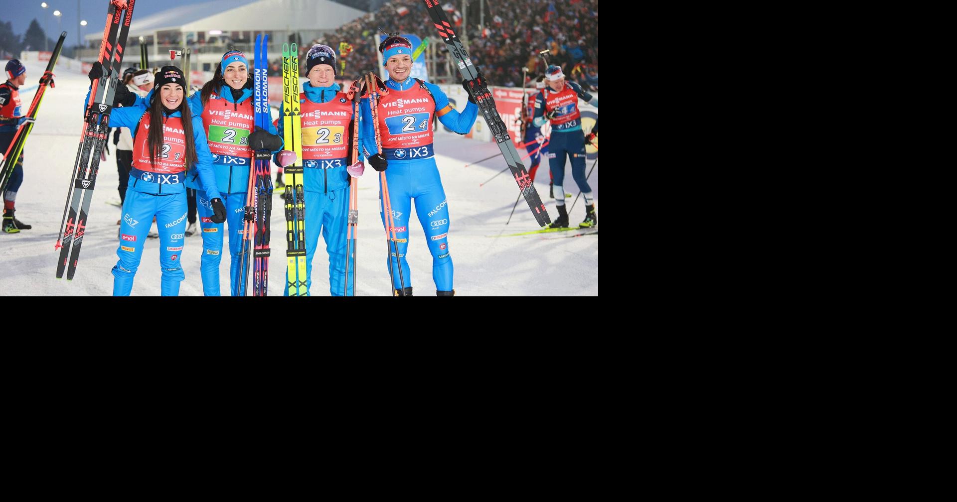 Finland, Italy win final biathlon World Cup team events before 2026 Milan Cortina Olympics