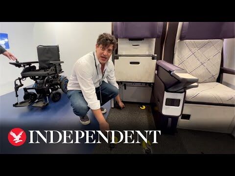 Unbelievably excited' - wheelchair users react to new Delta airplane seat  design