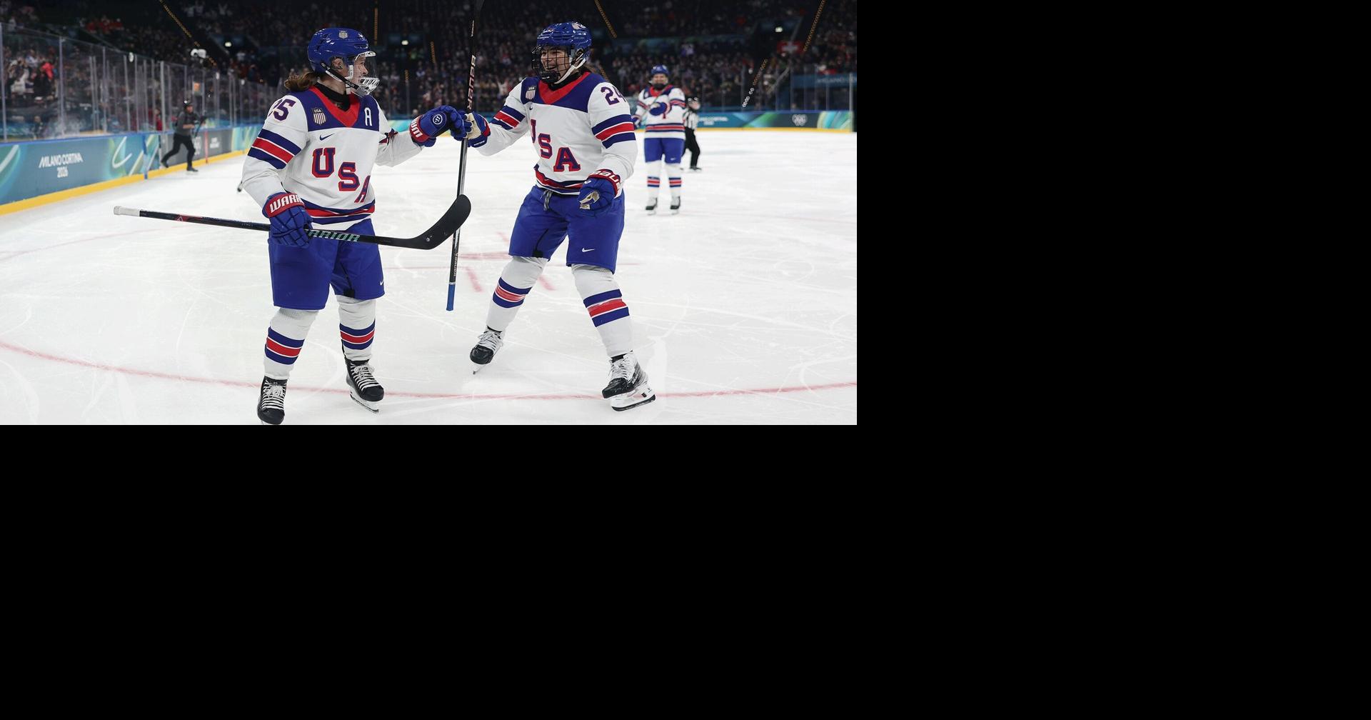 Youth powers USA women's hockey past Switzerland