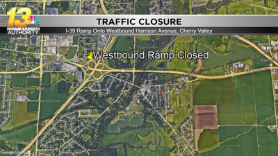I-39 ramp in Cherry Valley to close Tuesday morning, News