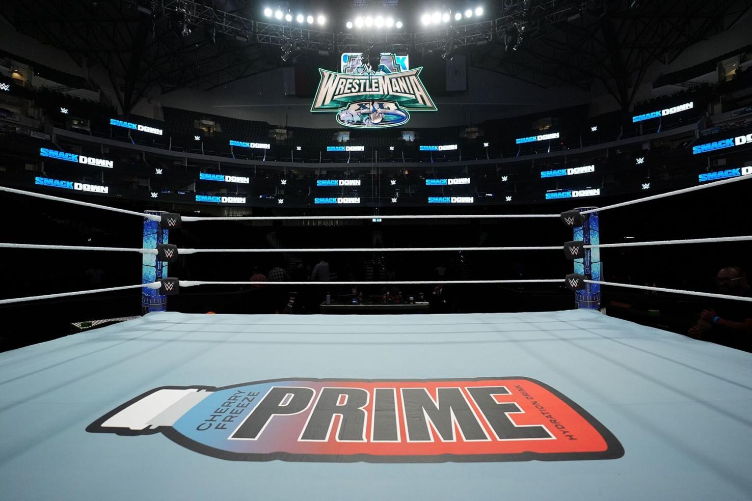 Logan Paul’s Prime WWE’s firstever logo to appear on its wrestling ring mats News