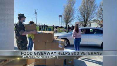 Kyle price veteran food drive