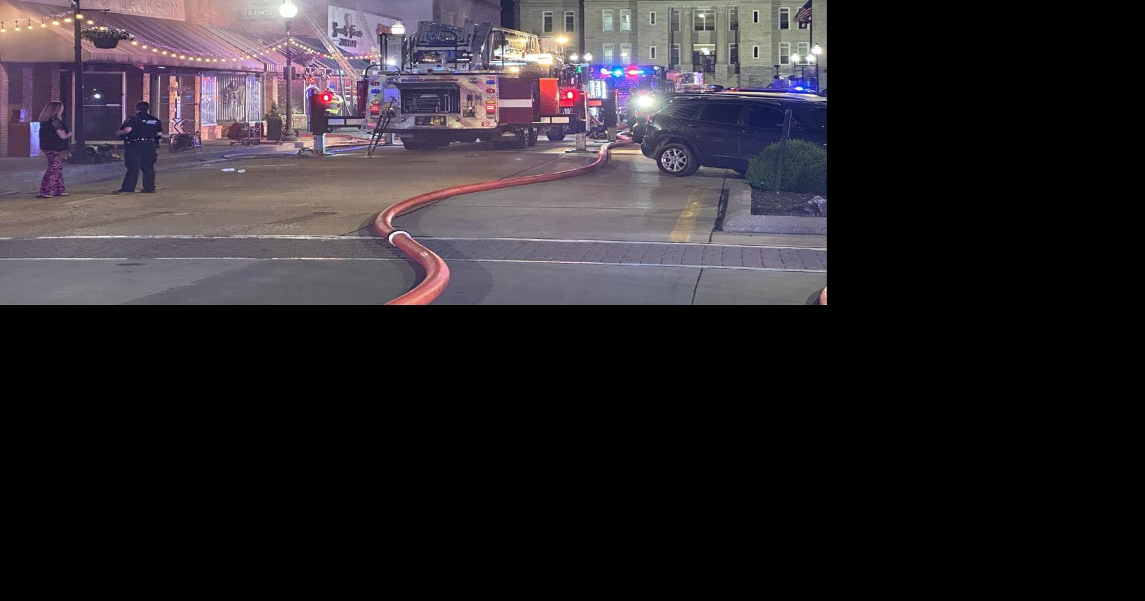Multiple firefighters injured in multi-business fire in Uptown Jackson