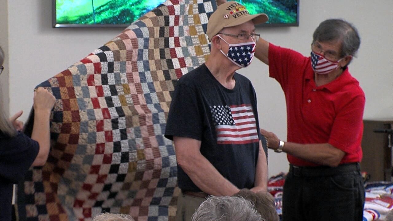 Quilts Of Valor Honors Local Veterans | News | Wsiltv.com