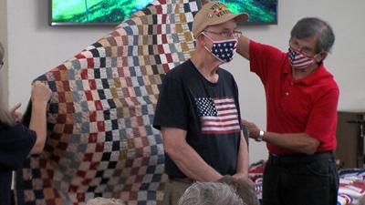 Quilts of Valor honors local veterans