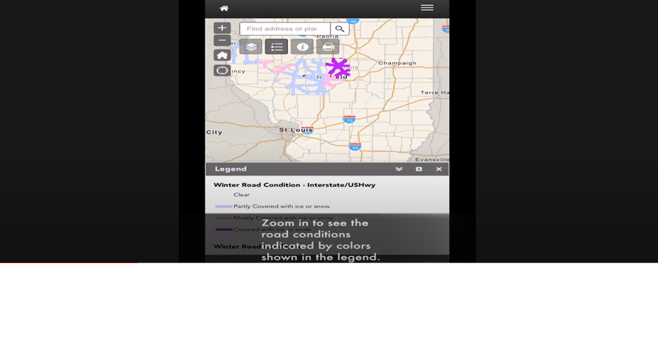 Idot Winter Road Conditions Map Idot Hopes New Getting Around Illinois Road Conditions Map Will Be More  Reliable This Winter | News | Wsiltv.com