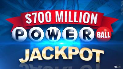 Winning numbers in $700 million Powerball jackpot
