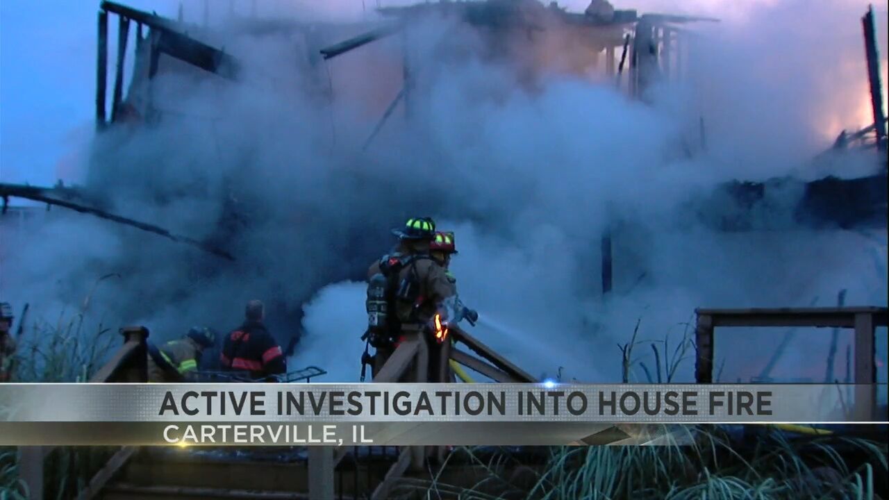 New Video Of A House Fire In Carterville, Fire Officials Continue To ...