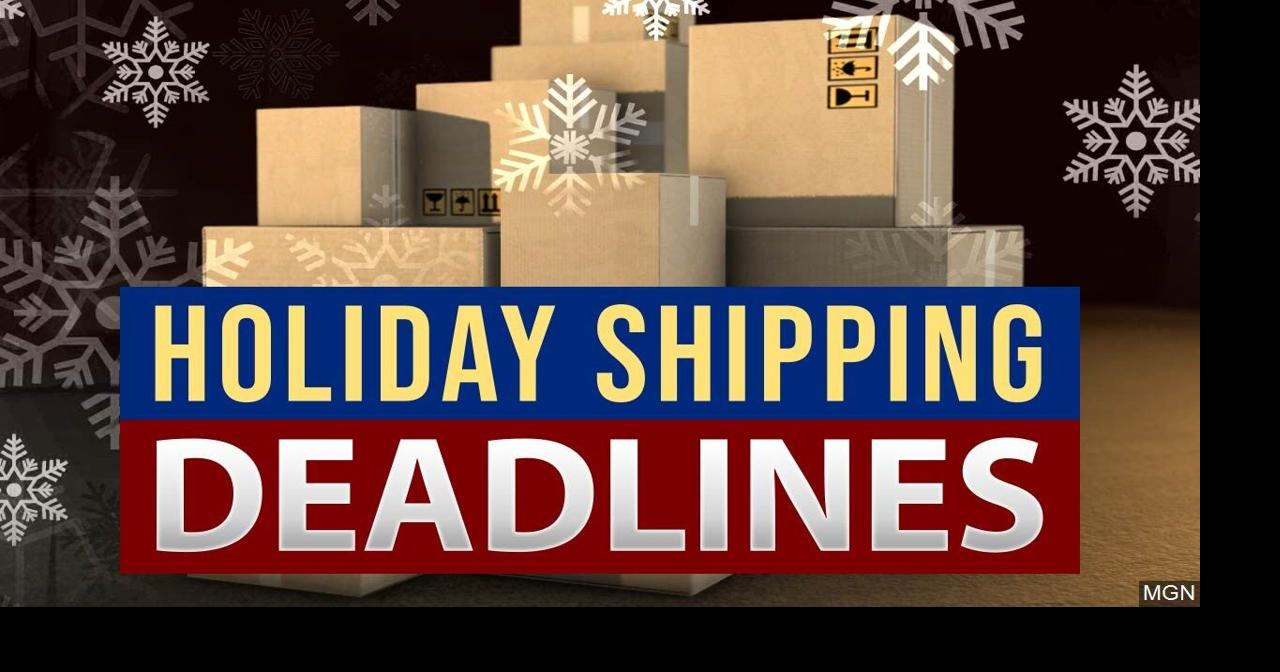 Has Released Their Holiday Shipping Deadlines