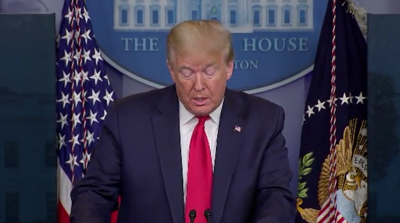 President Trump churches
