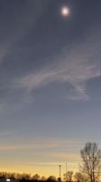 Sunset Hues on Horizon During Total Solar Eclipse in Southern Illinois #shorts
