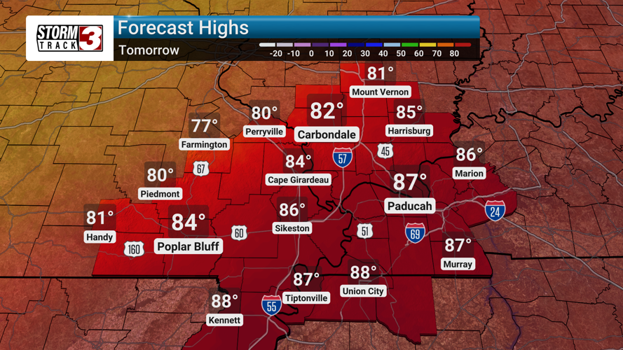 Hazy skies today, unsettled weather starting tomorrow night
