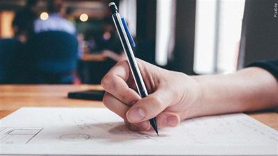 school report, writing, student