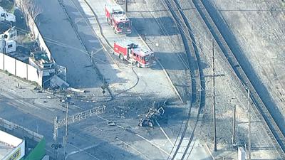 9 Los Angeles firefighters hurt in semi-truck explosion