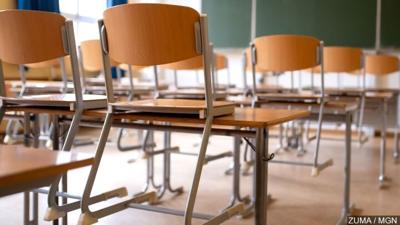 empty classroom
