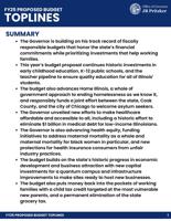 FY25 Proposed Budget Toplines