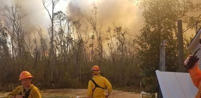 Firefighters work to contain Bay County wildfire in Florida