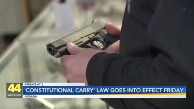Permit-less carry law in Indiana takes effect July 1st