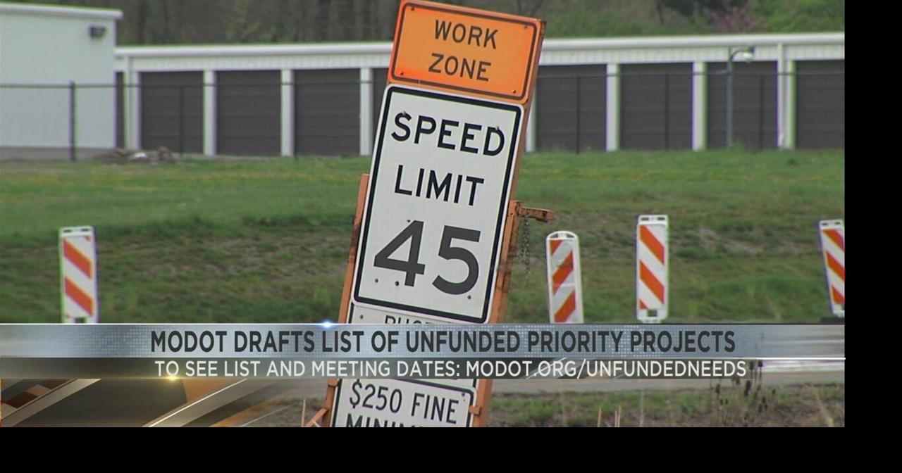 MODOT drafts list of unfunded priority projects Video
