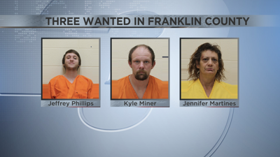 Three Wanted in Franklin County