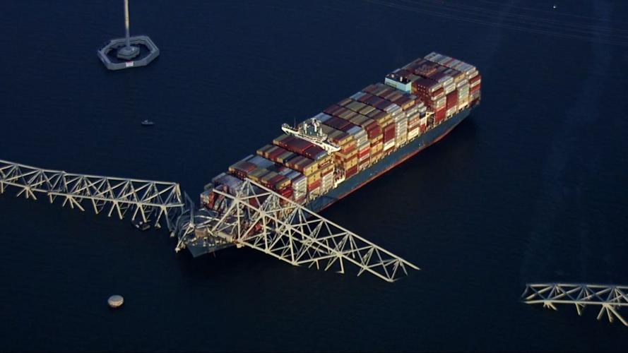 Cargo ship lost power before colliding with Baltimore bridge; 6 presumed dead