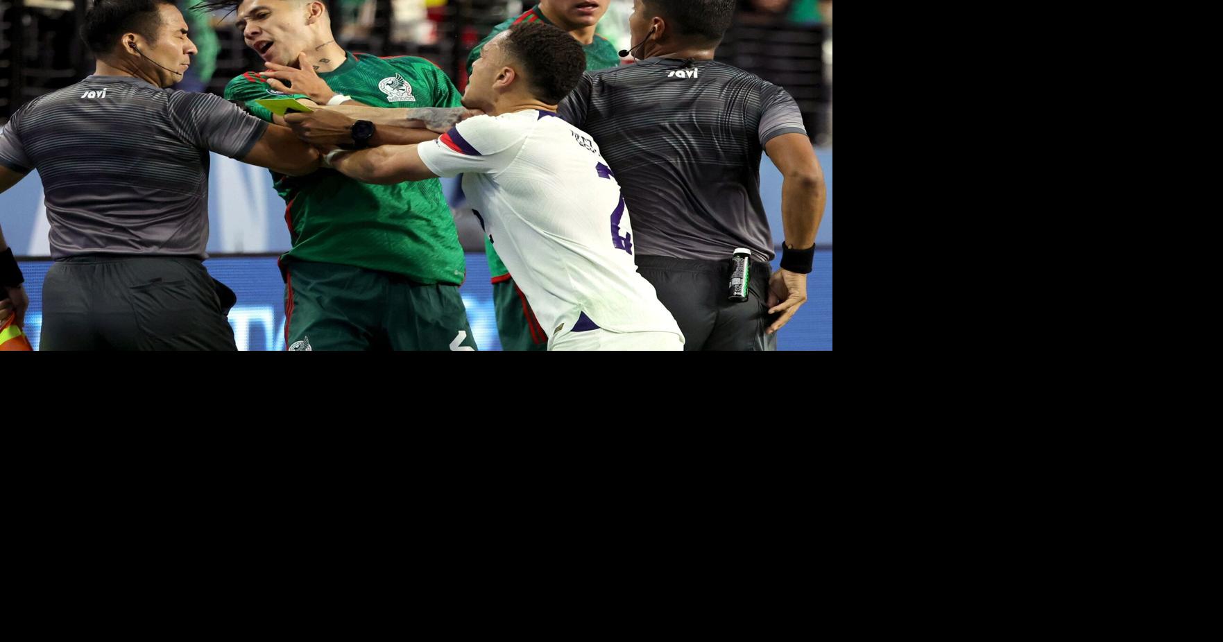 Cuatro jugadores suspendidos tras partido de fútbol hostil entre Estados Unidos y México |  Deportes