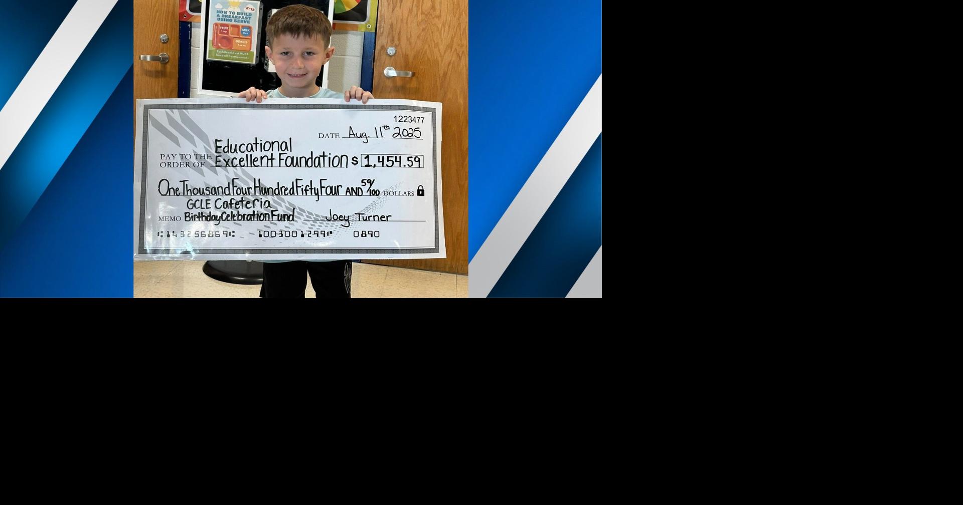 Gallatin County 2nd grader raises $1,454 for classmates' birthday parties