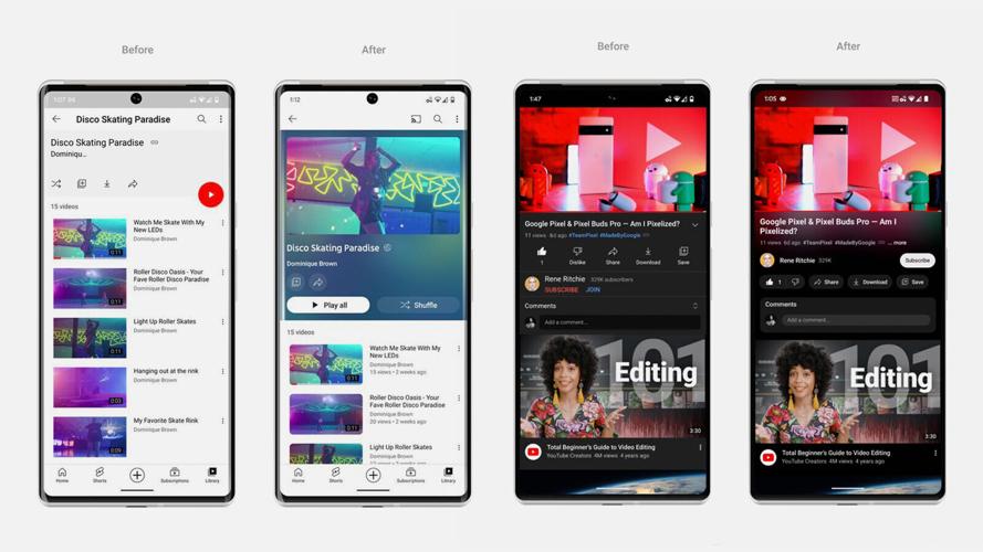 YouTube rolls out new features and an updated look