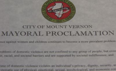 Mt. Vernon names October as Domestic Violence Awareness Month