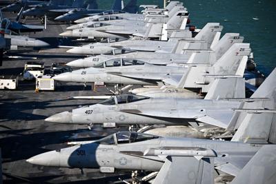 Two US Navy pilots eject safely over Red Sea after fighter jet shot down in apparent friendly fire incident