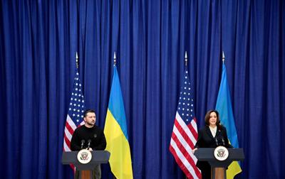 Biden blames 鈥榗ongressional inaction鈥� for Ukrainian withdrawal of key town in call with Zelensky