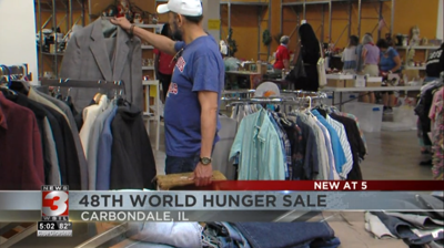 48th annual World Hunger Sale continues in Carbondale
