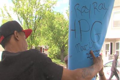 Rayshawn Simon Carbondale memorial