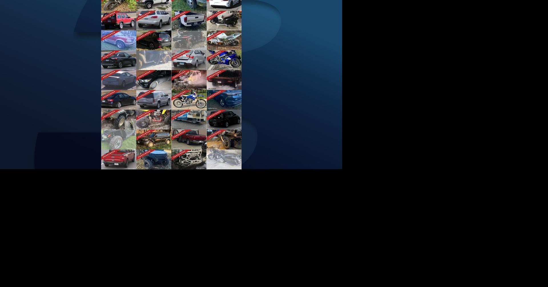 Williamson County Sheriff #39 s Office recovers 32 stolen vehicles in two
