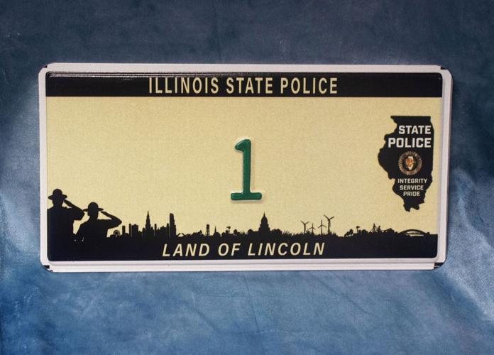 New ISP License Plates Celebrate Formation of Troops Illinois(06)