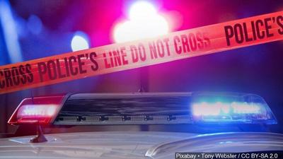 police car crime scene