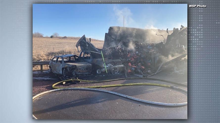 Icy conditions on I94 cause crashes and vehicle runoffs in Wisconsin