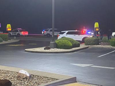 Police near McDonald's in Crainville
