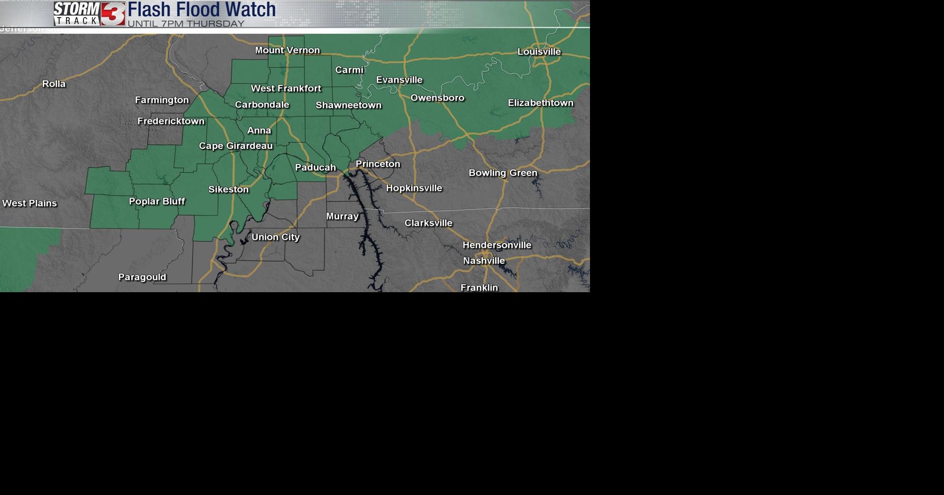 Stormy & wet Thursday Weather Now